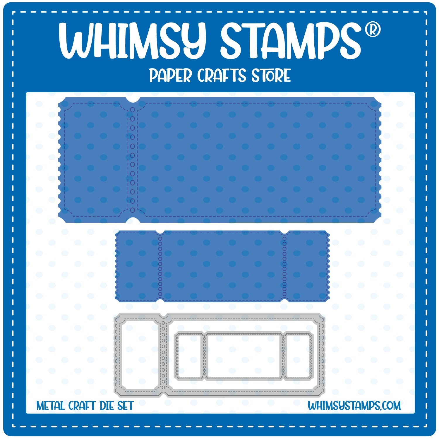 *NEW Terrific Slim Tickets Die Set - Whimsy Stamps