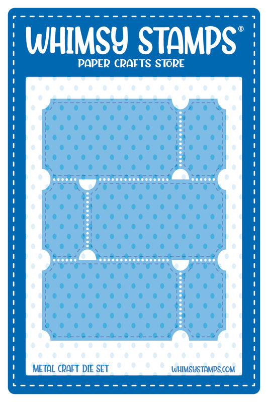 *NEW Terrific Tickets Die - Whimsy Stamps