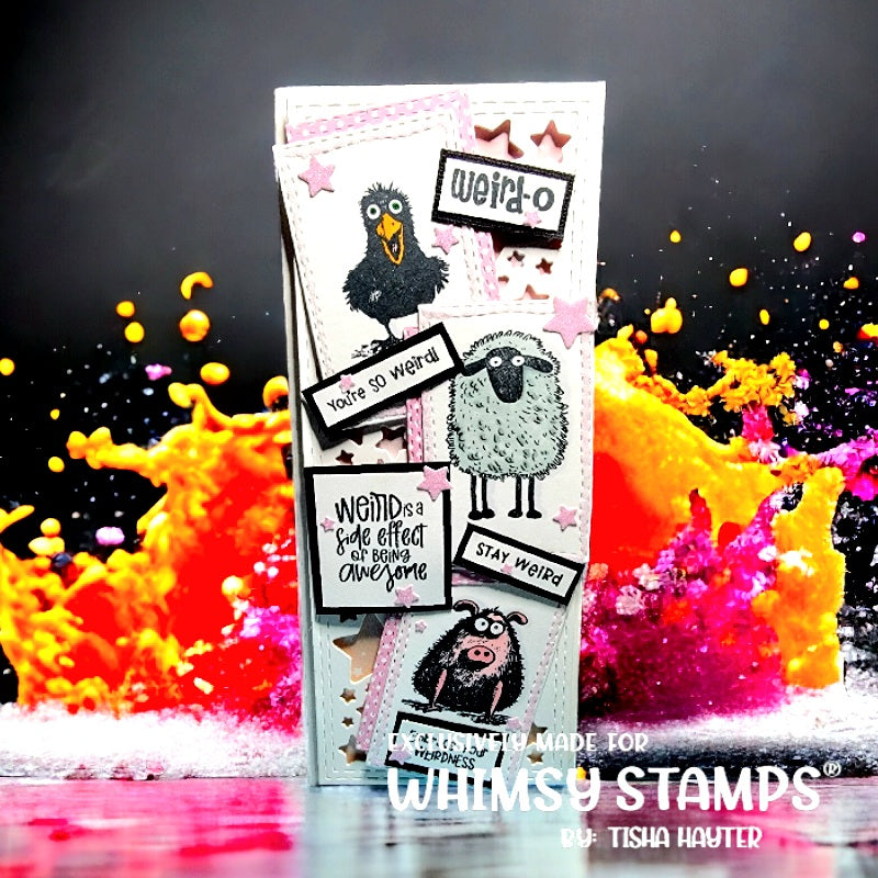 **NEW So Weird Clear Stamps - Whimsy Stamps