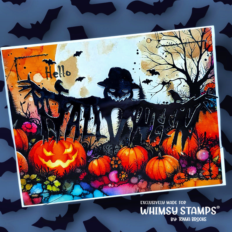 *NEW 6x6 Paper Pack - Halloween Inks - Whimsy Stamps