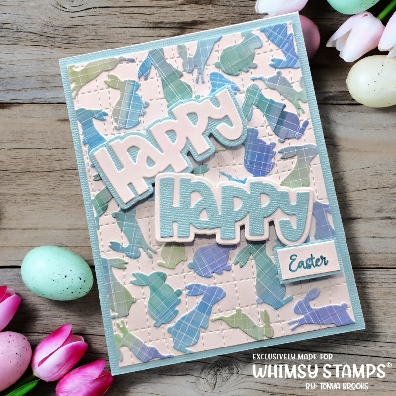*NEW Bunny Silhouettes Die Set - Whimsy Stamps