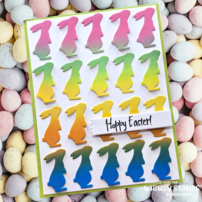 *NEW Bunny Silhouettes Die Set - Whimsy Stamps