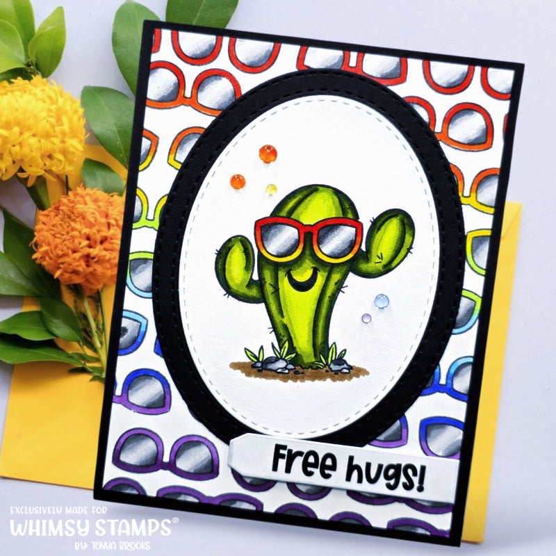 Cactus Cuties Clear Stamps - Whimsy Stamps
