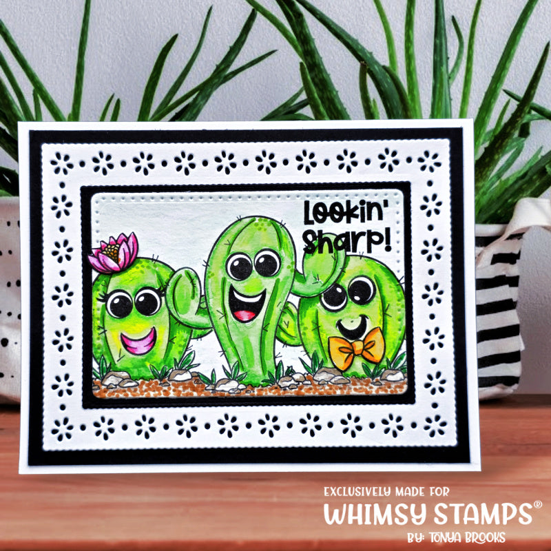 Cactus Cuties Clear Stamps - Whimsy Stamps