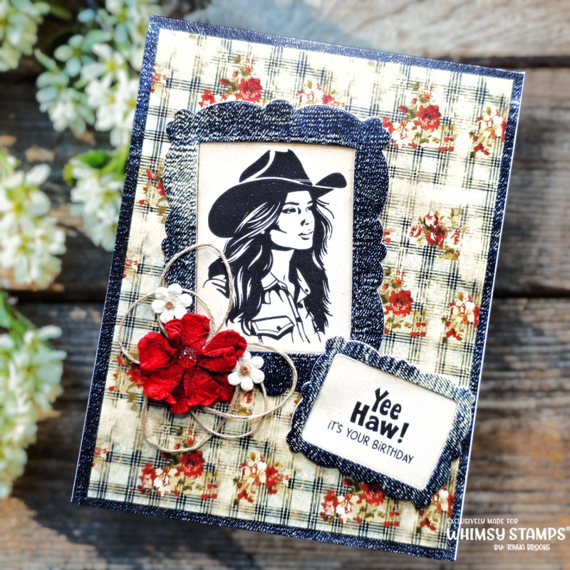 Cowgirl Life Clear Stamps - Whimsy Stamps