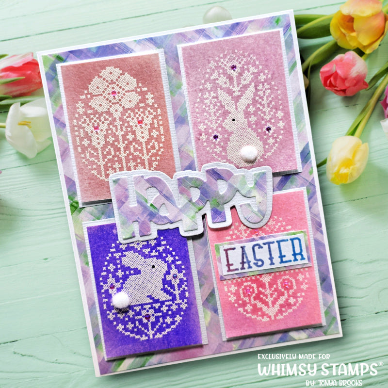 *NEW Cross Stitch Spring Clear Stamps - Whimsy Stamps