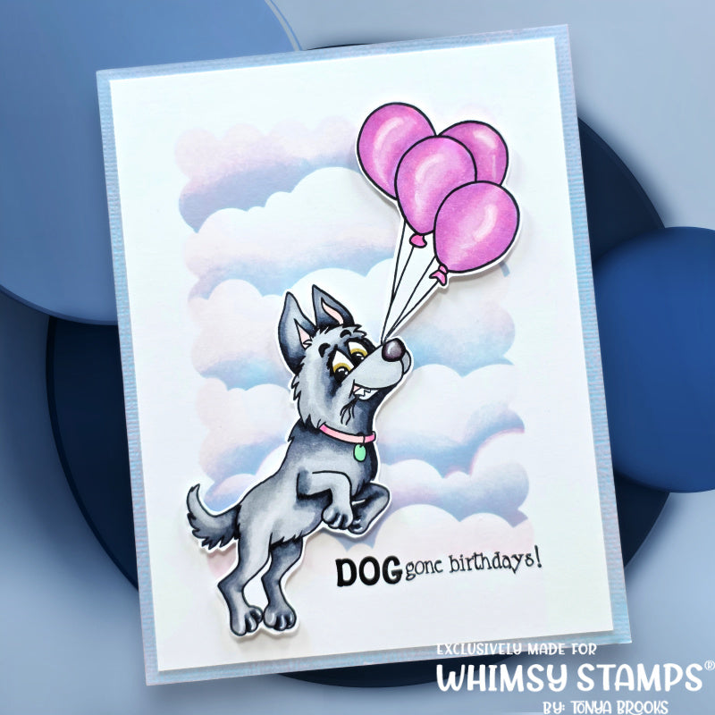 *NEW Doggone Birthdays Clear Stamps - Whimsy Stamps