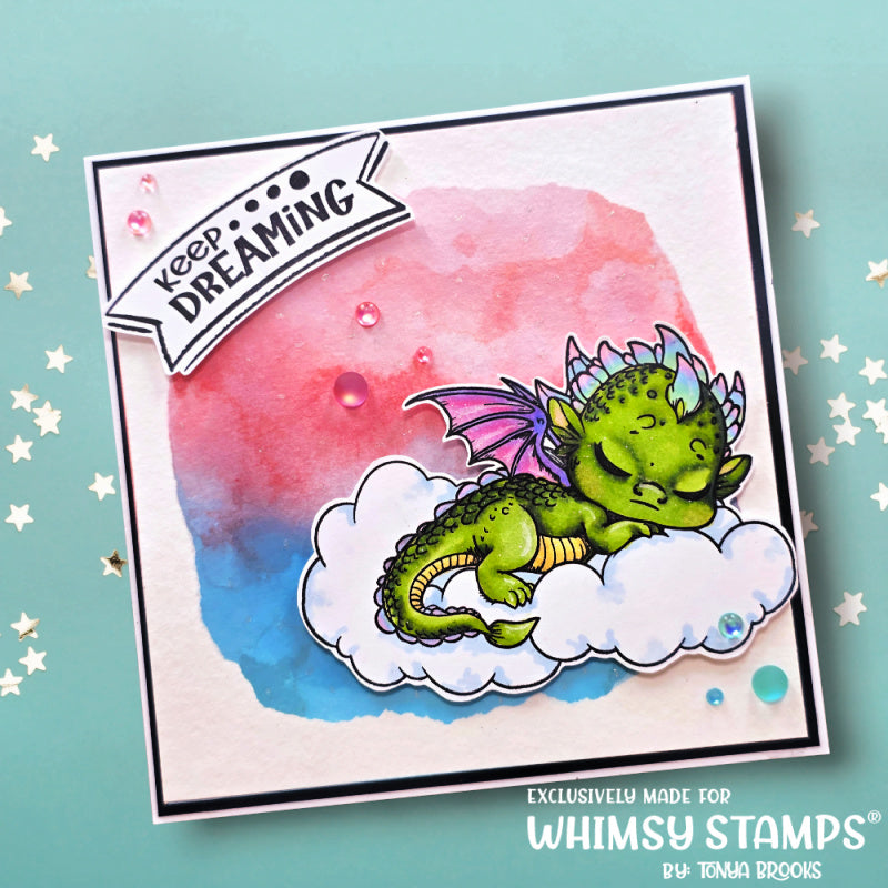 *NEW Dragon Baby Clear Stamps - Whimsy Stamps