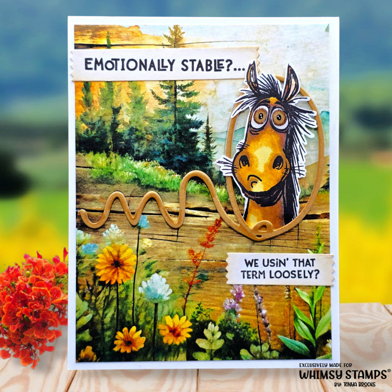 Emotionally Stable Clear Stamps - PREORDER - Whimsy Stamps