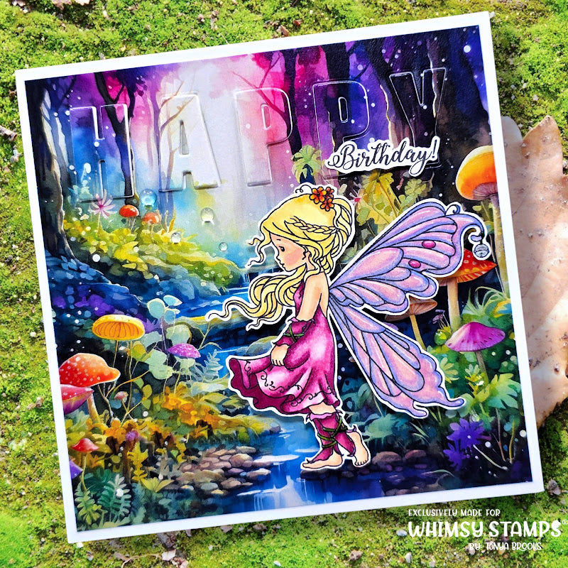 6x6 Paper Pack - Enchanted Mushrooms - Whimsy Stamps
