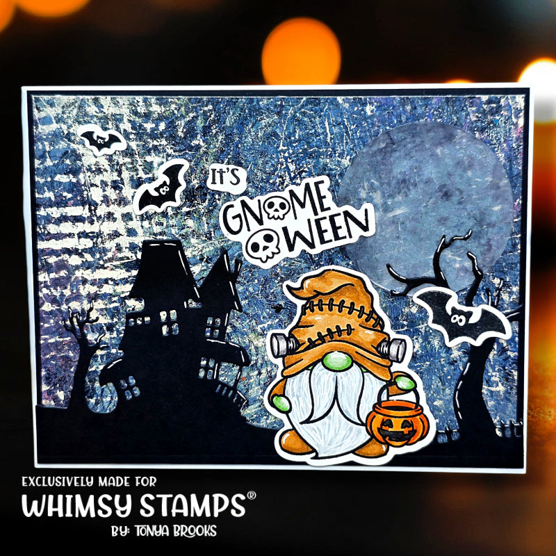 *NEW GnomeOween Clear Stamps - Whimsy Stamps