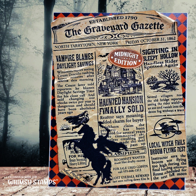 Haunted Herald Clear Stamps
