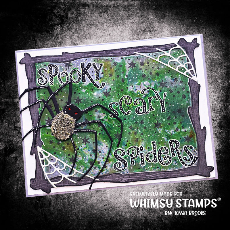 *NEW Itsy Bitsy Spider Die Set - Whimsy Stamps