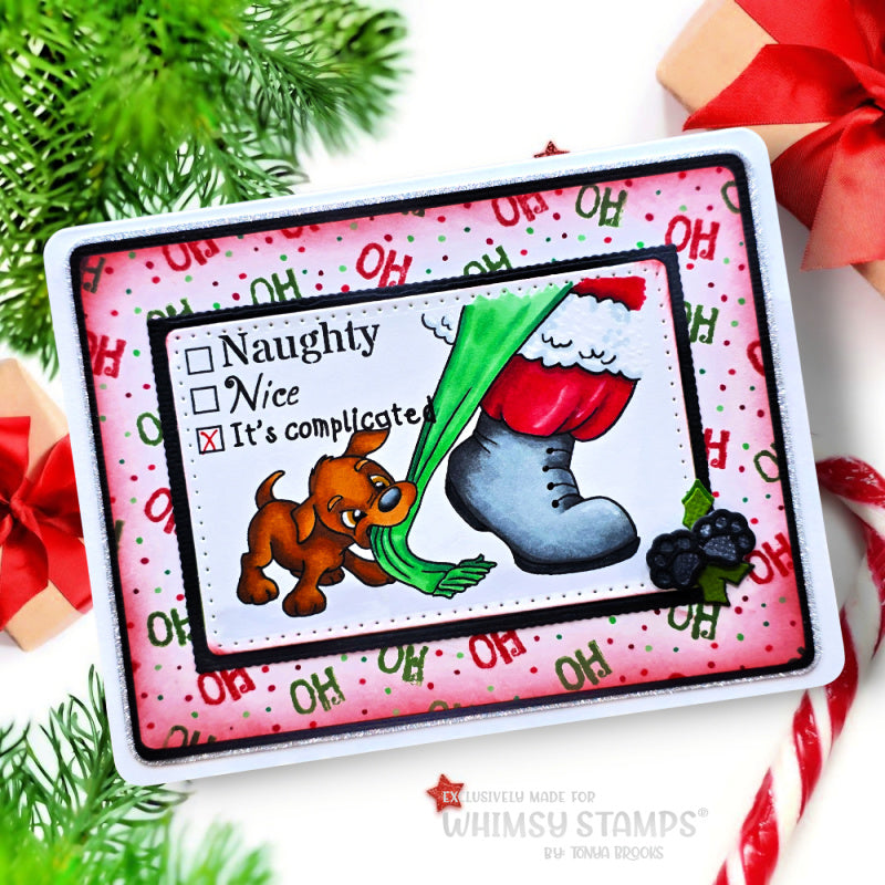 *NEW Jolly Puppy Kisses Clear Stamps - Whimsy Stamps