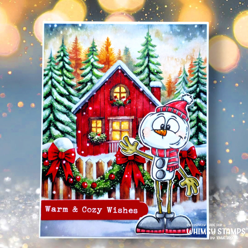 *NEW Quick Card Fronts - Merry Notes - Whimsy Stamps