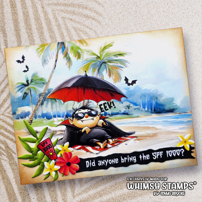 Quick Card Fronts - Summerween - Whimsy Stamps