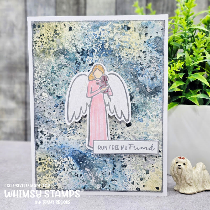 **NEW Rainbow Angel Clear Stamps