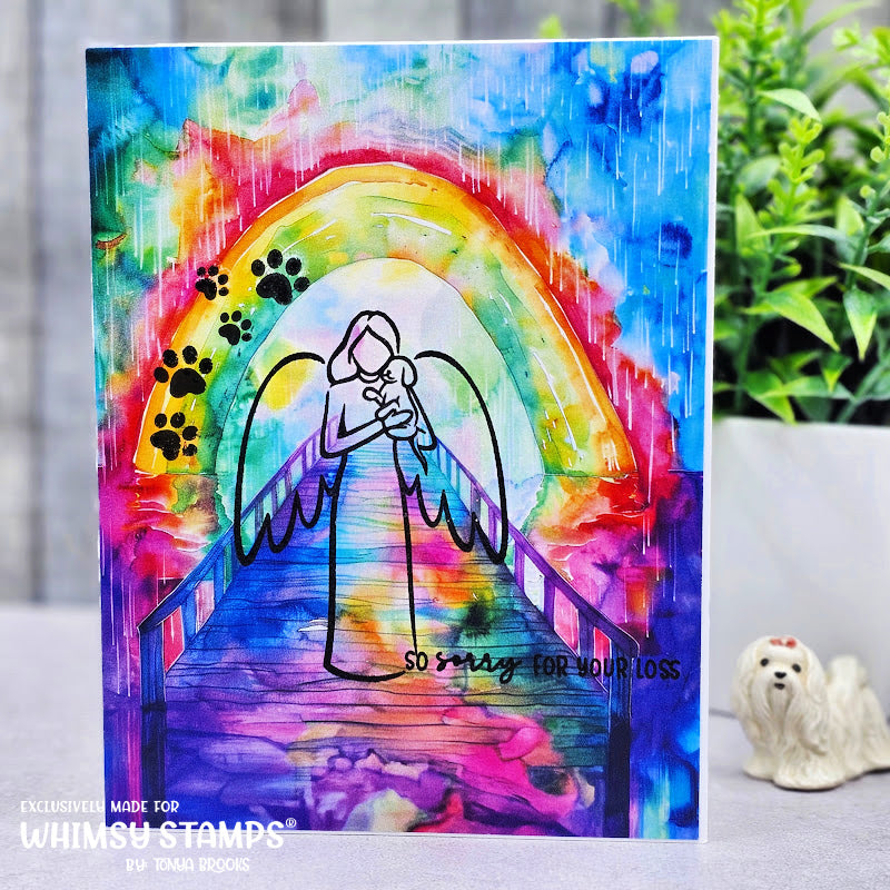 **NEW Rainbow Angel Clear Stamps