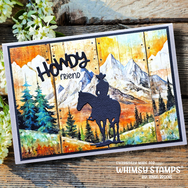 *NEW Range Riders Die Set - Whimsy Stamps