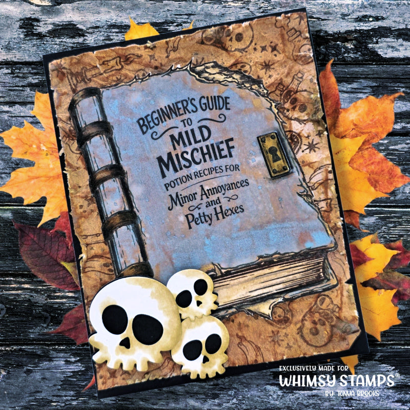 Spell Book Clear Stamps