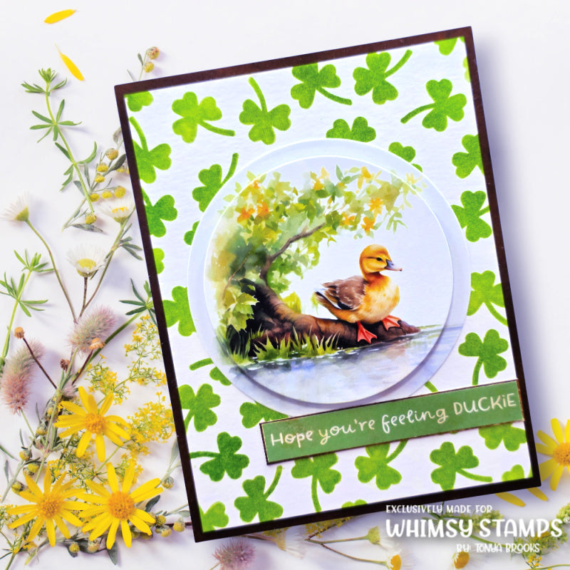 *NEW Terrific Tickets St. Patrick's Day Layering Stencil - Whimsy Stamps