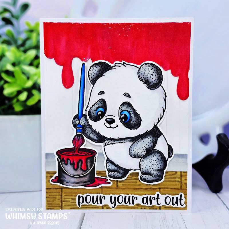 **NEW Panda Painter Clear Stamps