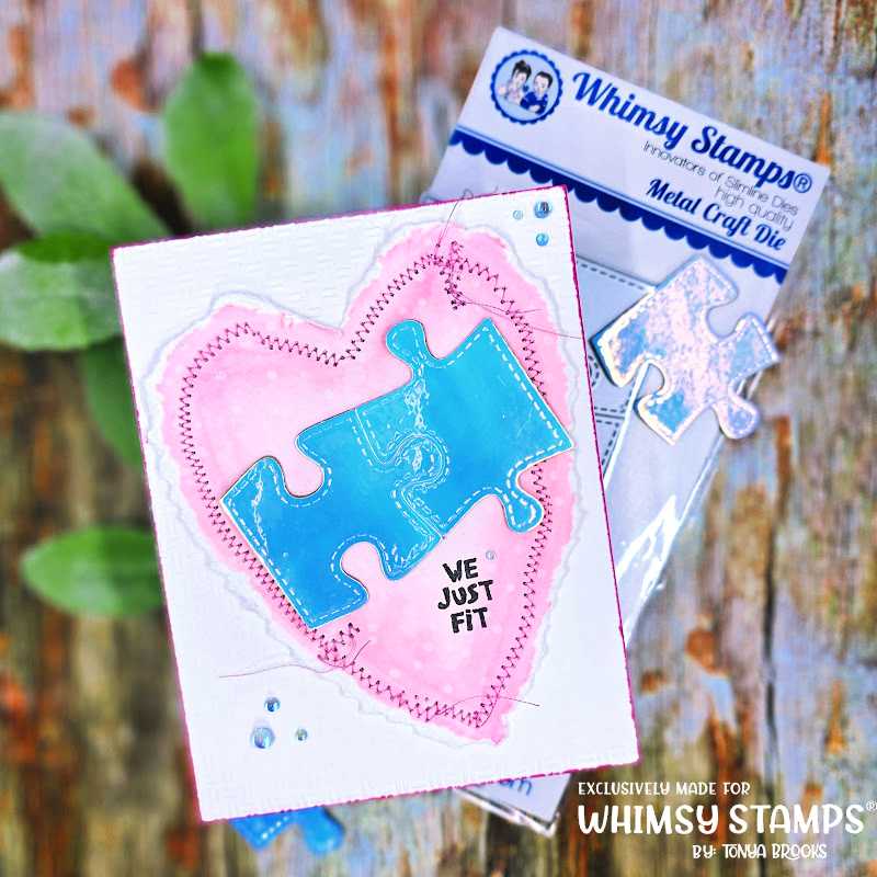 **NEW Puzzle It Clear Stamps - Whimsy Stamps