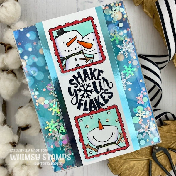Snowman Smiles Clear Stamps - Whimsy Stamps