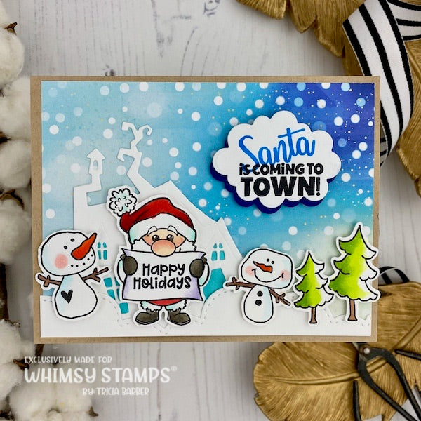 Snowman Smiles Clear Stamps - Whimsy Stamps