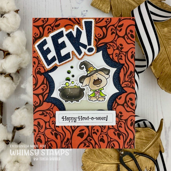 Doggies Halloween Clear Stamps - Whimsy Stamps