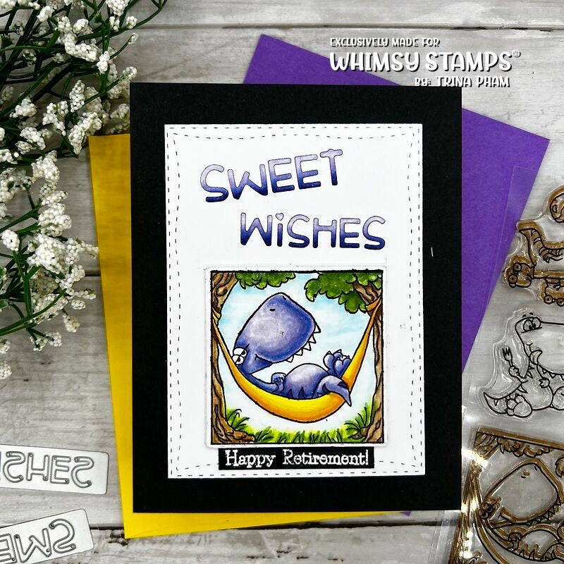 **NEW Fun with Words 2 Die Set - Whimsy Stamps