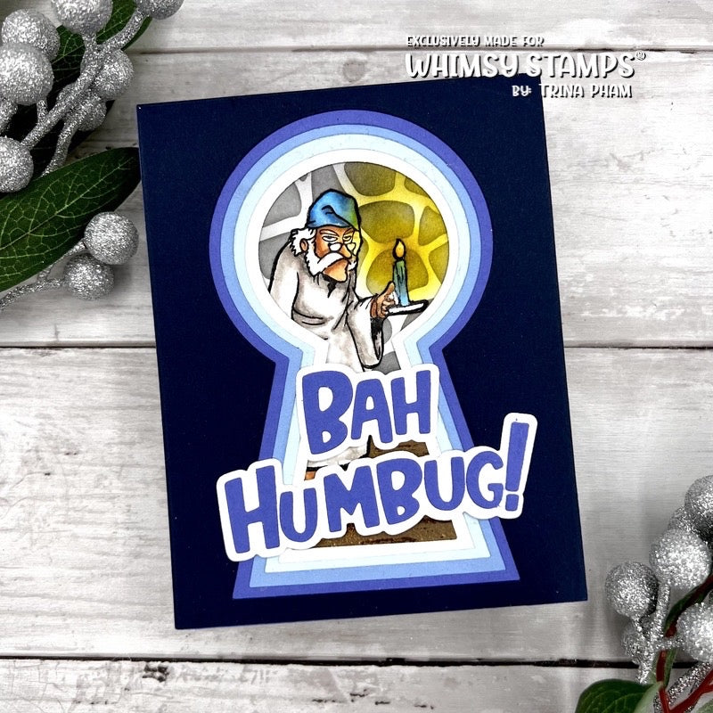 Bah Humbug! Word and Shadow Die Set
