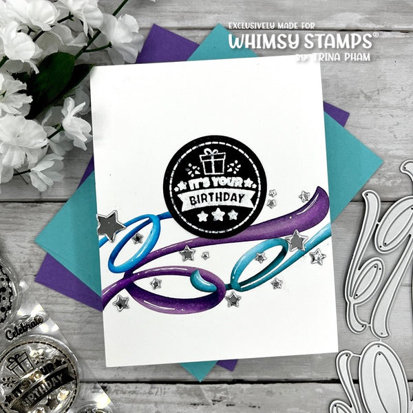 **NEW Occasions Circles Clear Stamps - Whimsy Stamps