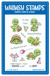 **NEW Turtle Tales Clear Stamps - Whimsy Stamps