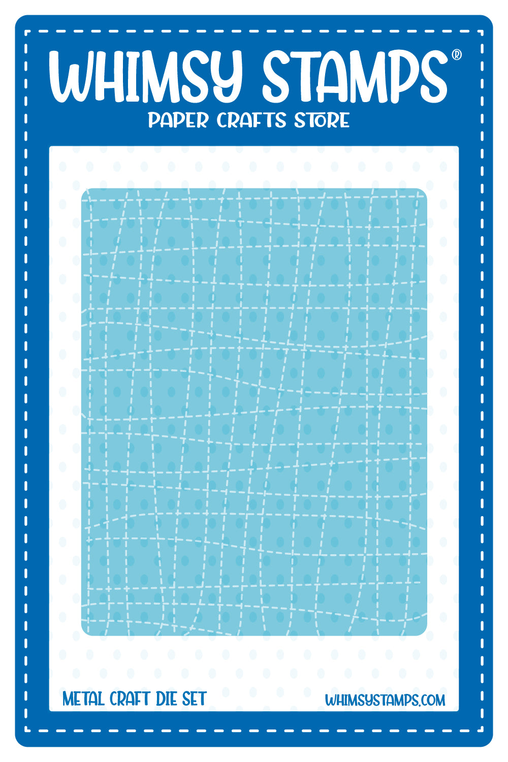 Tweed Cover Plate Die - Whimsy Stamps