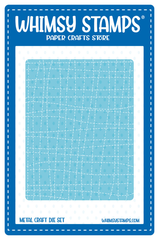 Tweed Cover Plate Die - Whimsy Stamps