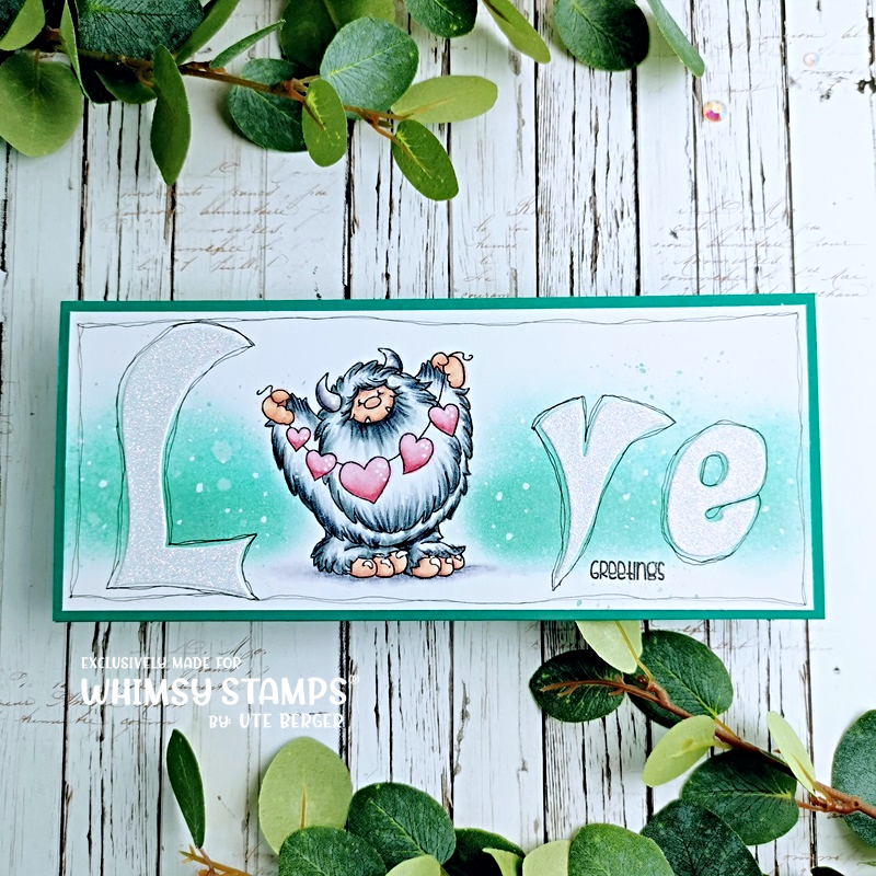 Love Heart Die - Whimsy Stamps