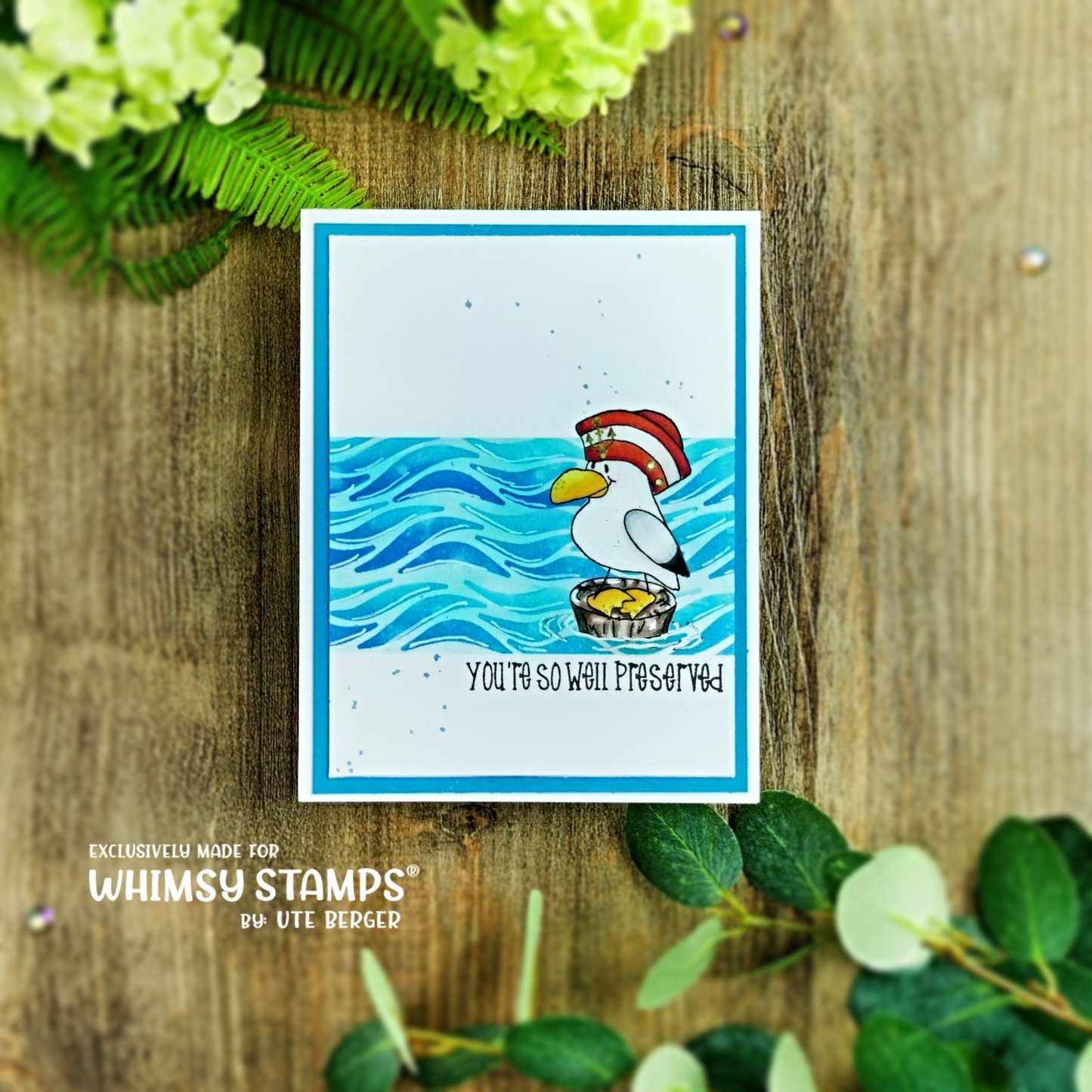 Making Waves Stencil - Whimsy Stamps