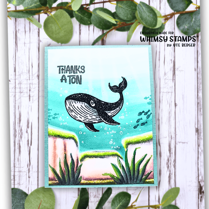 Thanks a Ton Clear Stamps - Whimsy Stamps