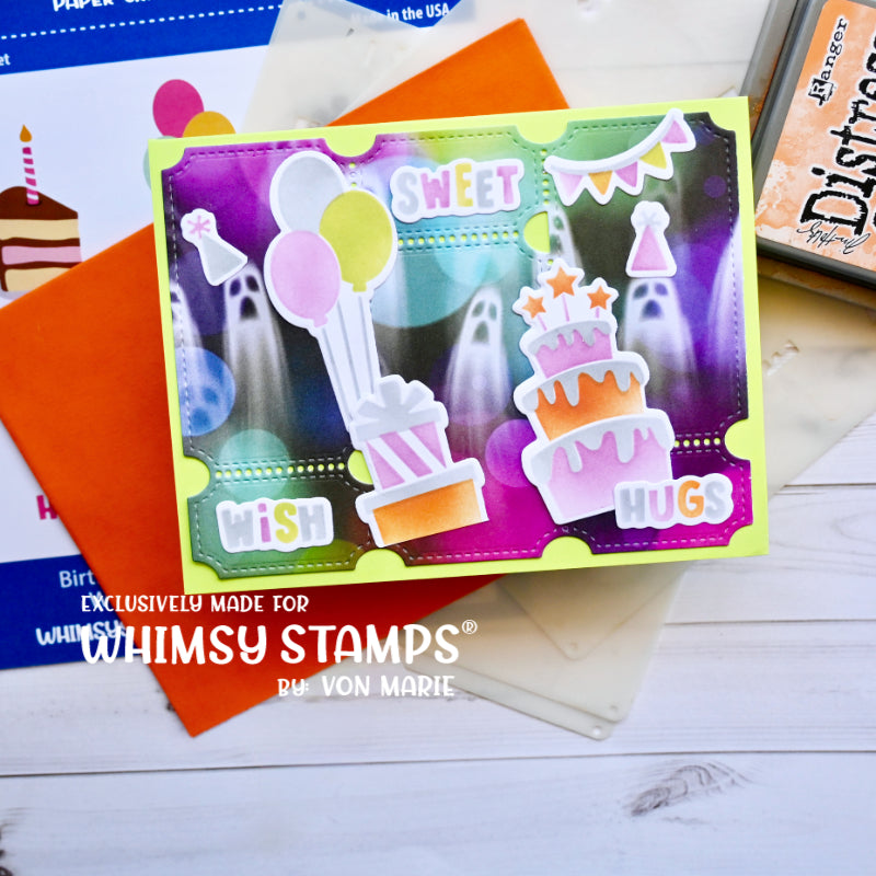 Birthday Wish Layering Stencil