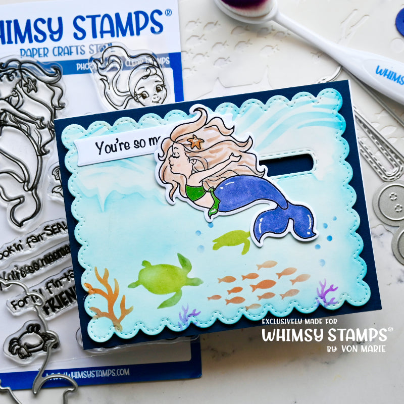 Ocean Stencil - Whimsy Stamps