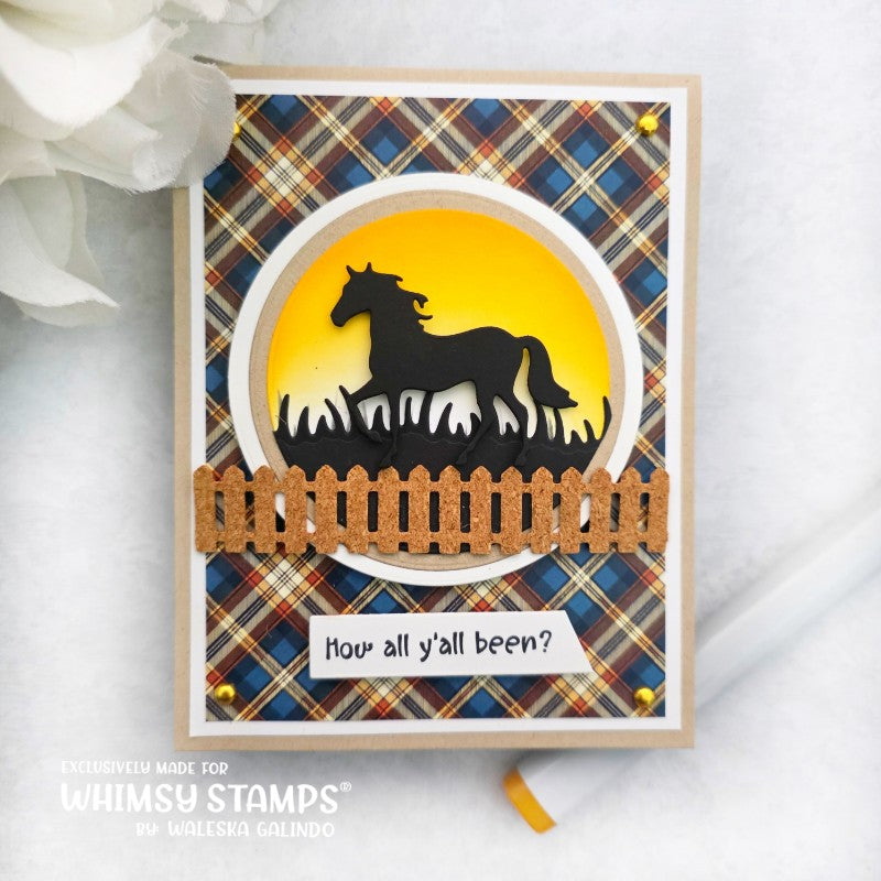 Rail and Fences Die Set - Whimsy Stamps