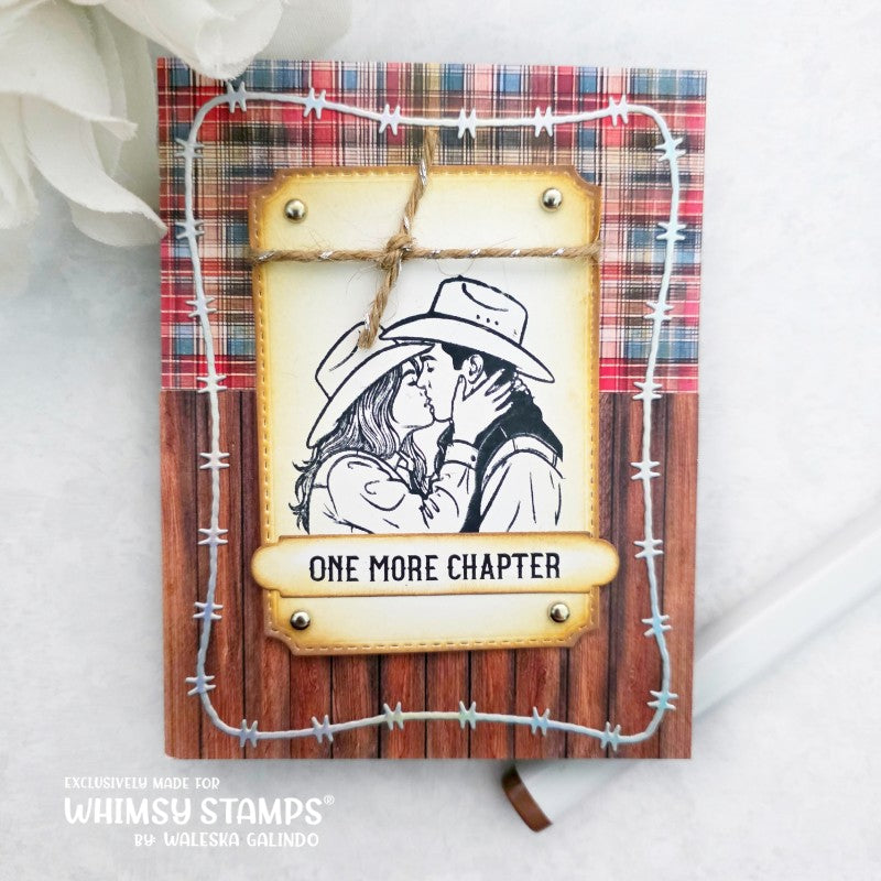 *NEW Cowboy Obsession Clear Stamps - Whimsy Stamps