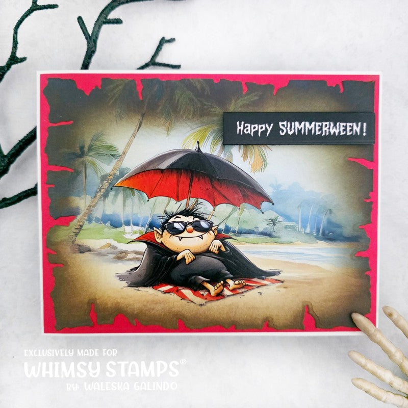 Quick Card Fronts - Summerween - Whimsy Stamps