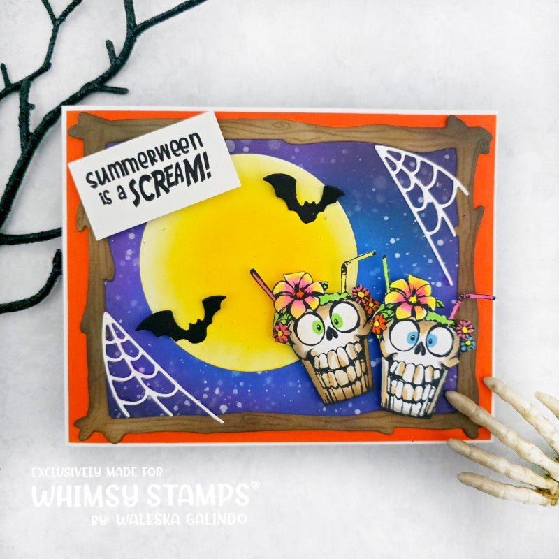 Summerween Scream Clear Stamps - Whimsy Stamps