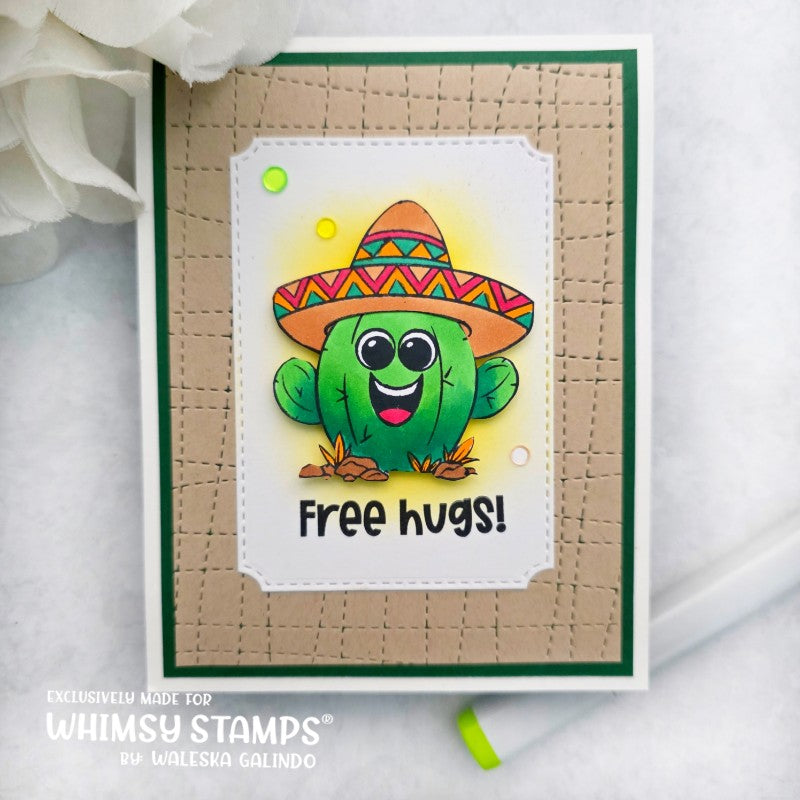 Cactus Cuties Clear Stamps - Whimsy Stamps