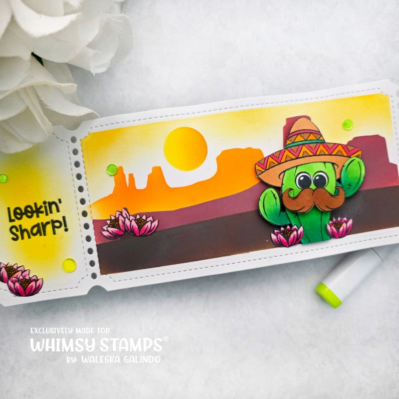 Cactus Cuties Clear Stamps - Whimsy Stamps