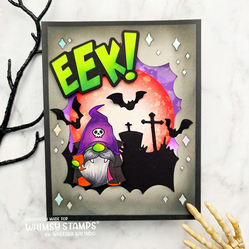 *NEW GnomeOween Clear Stamps - Whimsy Stamps