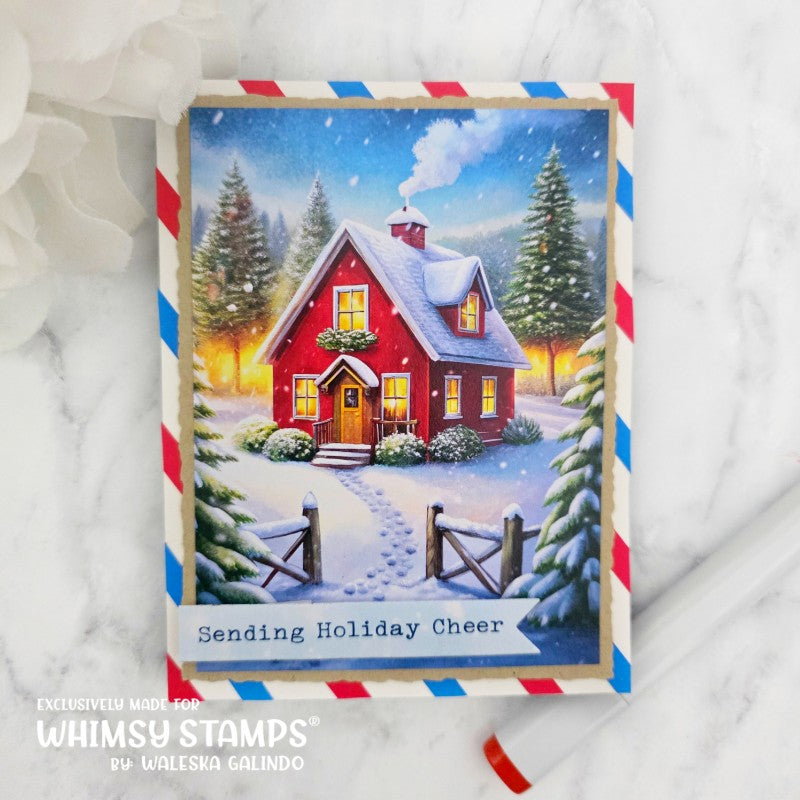 *NEW Quick Card Fronts - Merry Notes - Whimsy Stamps