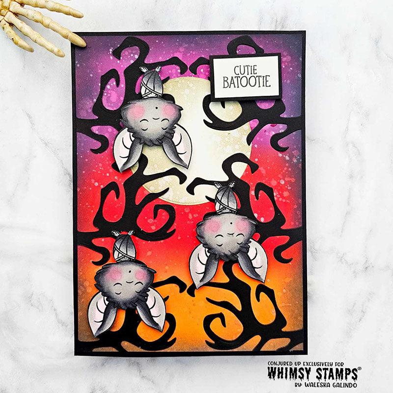 Cutie Batootie Clear Stamps - Whimsy Stamps